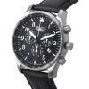 Iron Annie F13 Tempelhof Chronograph Leather Strap Black Dial Quartz 56822 100M Mens Watch