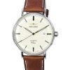 Iron Annie Classic Brown Leather Strap Beige Dial Automatic 59585 Mens Watch