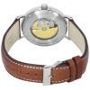 Iron Annie Classic Brown Leather Strap Beige Dial Automatic 59585 Mens Watch