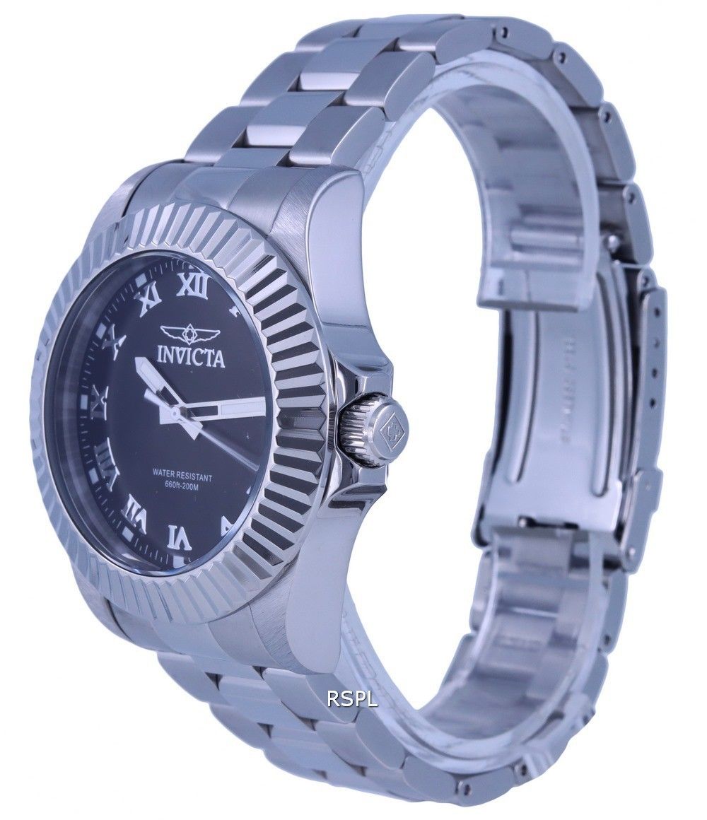 Invicta Pro Diver Stainless Steel Black Dial Quartz INV37404 200M Men's Watch
