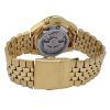 Seiko 5 Gold Tone Jubilee Bracelet Gold Dial 21 Jewels Automatic SNXC50J5 Mens Watch