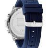 Tommy Hilfiger Luca Silicone Strap Multifunction Blue Dial Quartz 1710489 Mens Watch