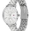 Tommy Hilfiger Jenna Stainless Steel Multifunction Silver Dial Quartz 1782068 Womens Watch