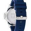 Tommy Hilfiger Ryan Silicone Strap Blue Dial Quartz 1791991 Mens Watch