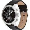 Tommy Hilfiger Jameson Leather Strap Multifunction Black Dial Quartz 1792052 Mens Watch