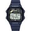 Casio Standard Digital Blue Resin Strap Quartz WS-1600H-2A 100M Men's Watch