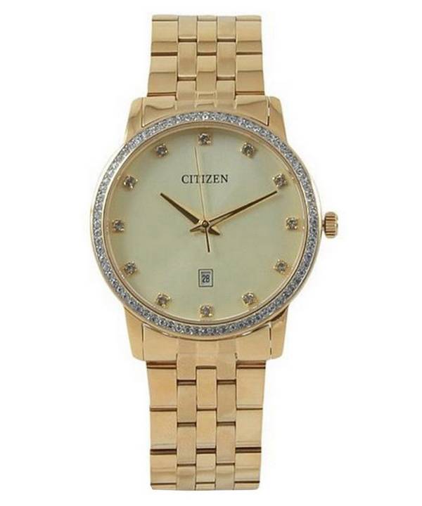Citizen Crystal Accents Gold Tone Stainless Steel Quartz BI5033-53P Women's Watch 1 Citizen Crystal Accents Gold Tone Stainless Steel Quartz BI5033-53P Women's Watch