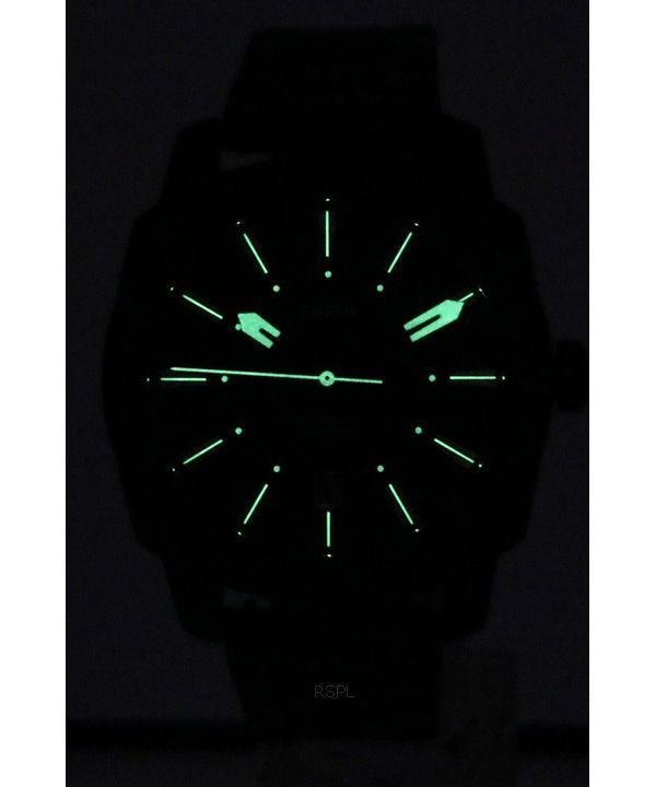 Fossil Machine Stainless Steel Black Sunray Dial Quartz FS5971 100M Mens Watch 2 Fossil Machine Stainless Steel Black Sunray Dial Quartz FS5971 100M Mens Watch