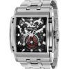 Invicta Speedway Stainless Steel Black Skeleton Dial Quartz 41645 Mens Watch