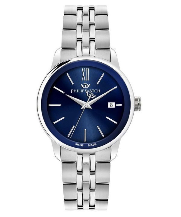 Philip Watch Anniversary Stainless Steel Blue Dial Quartz R8253150040 100M Mens Watch 1 Philip Watch Anniversary Stainless Steel Blue Dial Quartz R8253150040 100M Mens Watch