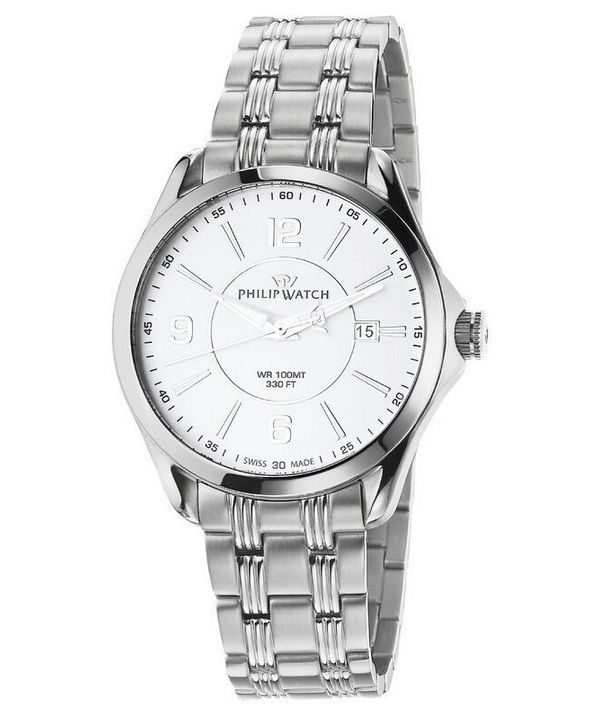 Philip Watch Blaze Stainless Steel Silver Dial Quartz R8253165009 100M Mens Watch 1 Philip Watch Blaze Stainless Steel Silver Dial Quartz R8253165009 100M Mens Watch