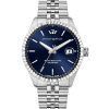 Philip Watch Caribe Urban Stainless Steel Blue Dial Quartz R8253597077 100M Mens Watch