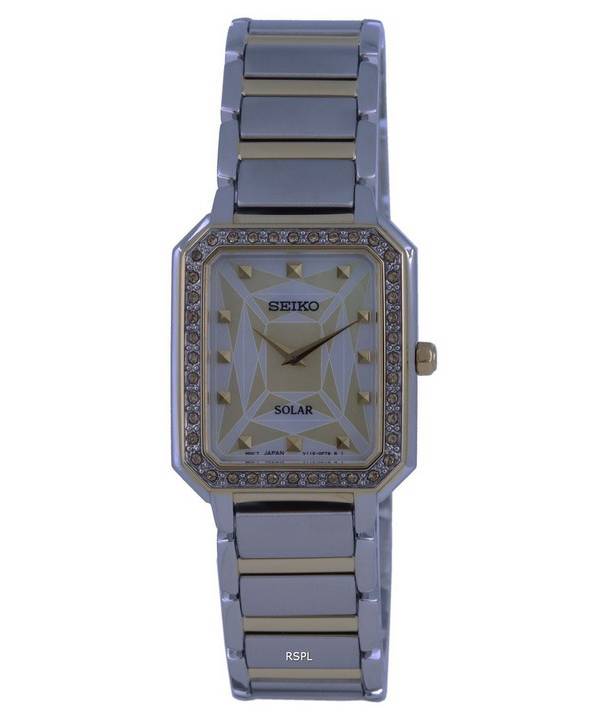 Seiko Discover More Two Tone Stainless Steel Solar SUP452 SUP452P1 SUP452P Women's Watch 1 Seiko Discover More Two Tone Stainless Steel Solar SUP452 SUP452P1 SUP452P Women's Watch