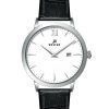 Westar Profile Leather Strap White Dial Quartz 50214STN101 Men's Watch