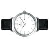 Westar Profile Leather Strap White Dial Quartz 50214STN101 Men's Watch