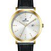 Westar Profile Leather Strap Silver Dial Quartz 50216GPN107 Men's Watch