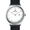 Westar Profile Leather Strap White Dial Quartz 50217STN101 Men's Watch