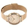 Emporio Armani Kappa Crystal Accents Stainless Steel Mesh Rose Gold Dial Quartz AR11129 Women's Watch