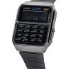 Casio Vintage Digital Calculator Stainless Steel Quartz CA-500WEGG-1B Mens Watch