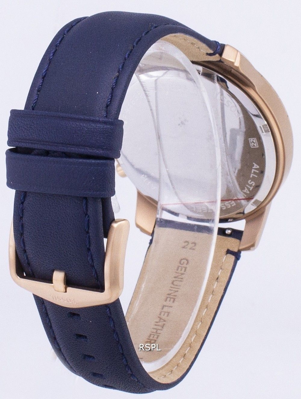 Fossil Grant Chronograph Blue Leather Strap FS4835 Men s Watch Citywatches .za
