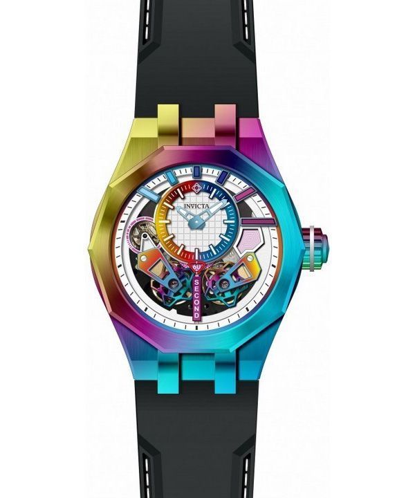 Invicta Specialty Silicone Strap Multicolor Dial Automatic 43199 100M Mens Watch