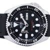 Seiko Automatic Diver's Ratio Black Leather SKX007J1-LS8 200M Men's Watch