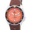 Seiko Automatic Divers Canvas Strap SKX011J1-NS1 200M Mens Watch