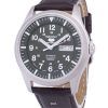 Seiko 5 Sports Automatic Japan Made Ratio Dark Brown Leather SNZG09J1-LS11 Men's Watch