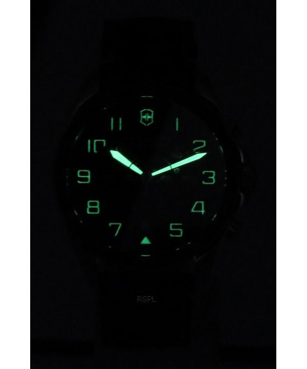 Victorinox Swiss Army Fieldforce Chronograph Black Dial Quartz 241852 100M Mens Watch