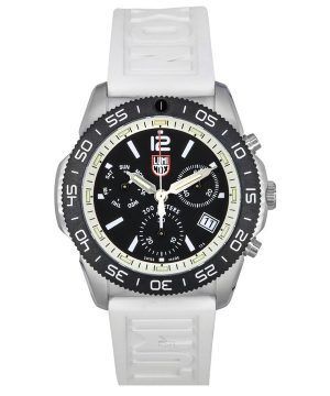 Luminox Pacific Diver Chronograph White Rubber Strap Black Dial Quartz Diver's XS.3141 200M Men's Watch