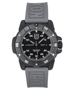 Luminox Master Carbon SEAL Grey Rubber Strap Black Dial Swiss Automatic Divers XS.3862 200M Mens Watch