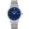 Westar Profile Stainless Steel Blue Dial Quartz 40215STN104 Womens Watch