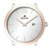 Westar Profile Leather Strap Silver Dial Quartz 50214PPN627 Mens Watch