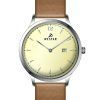 Westar Profile Leather Strap Light Champagne Dial Quartz 50217STN182 Mens Watch