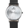 Westar Profile Leather Strap Silver Dial Quartz 50221STN107 Mens Watch