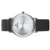 Westar Profile Leather Strap Silver Dial Quartz 50221STN107 Mens Watch