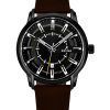 Westar Profile Leather Strap Black Dial Quartz 50228BBN523 Mens Watch