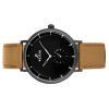 Westar Profile Leather Strap Black Dial Quartz 50246GGN183 Mens Watch