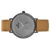 Westar Profile Leather Strap Grey Dial Quartz 50246GGN186 Mens Watch