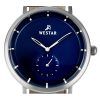 Westar Profile Leather Strap Blue Dial Quartz 50246STN104 Mens Watch