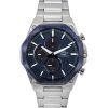 Casio Edifice Analog Slim Line With Sapphire Crystal Chronograph Blue Dial Solar EFS-S570DB-2A 100M Men's Watch