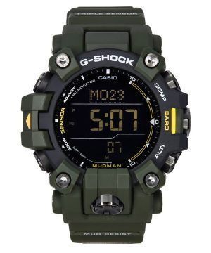 Casio G-Shock Mudman Master Of G-Land Digital Green Resin Strap Solar GW-9500-3 200M Mens Watch