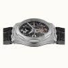 Ingersoll The Broadway Dual Time Black Skeleton Dial Automatic I12903 Mens Watch