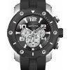 Invicta Pro Diver Chronograph Silicone Strap Black Dial Quartz 45739 100M Men's Watch