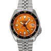Seiko 5 Sports SKX Sports Style GMT Stainless Steel Orange Dial 24 Jewels Automatic SSK005J1 100M Men's Watch