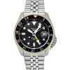 Seiko 5 Sports SKX Style GMT Stainless Steel Grey Dial 24 Jewels Automatic SSK021J1 100M Men's Watch