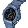 Casio Standard Illuminator Digital Light Blue Resin Strap Quartz W-219HC-2B Mens Watch