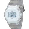 Casio Baby-G Digital Transparent Resin Strap Quartz BGD-565US-7 100M Womens Watch