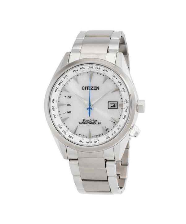 Citizen Eco Drive Perpetual Radio Controlled GMT Stainless Steel White Dial CB0270 87A 100M Mens Watch Citywatches .za