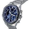 Casio Edifice Analog Digital Mobile Link Blue Dial Tough Solar ECB-950DB-2A 100M Men's Watch